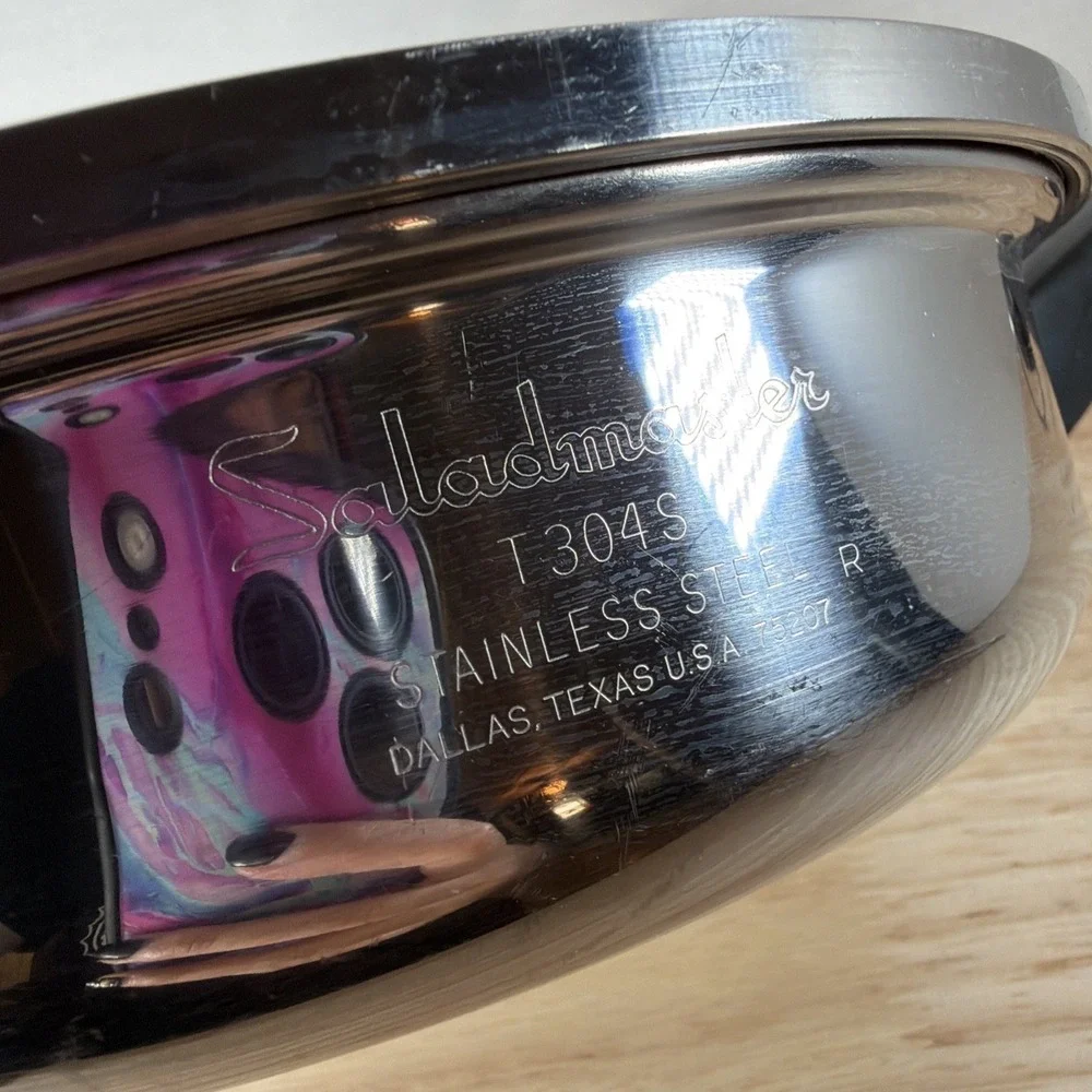 Vintage Saladmaster Stainless Steel 9